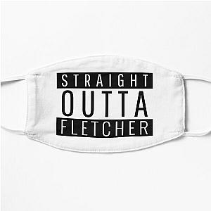 Straight Outta Fletcher North Carolina Fletcher NC Flat Mask