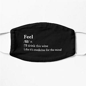 Cari Fletcher Aesthetic Quote Lyrics Black Flat Mask