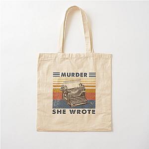 Graphic Jessica Fletcher Retro Murder She Wrote Gifts Cotton Tote Bag