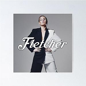 Fletcher Black  White Pose Poster RB1512