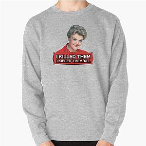 Angela Lansbury Jessica Fletcher Murder she wrote confession. I killed them all. Pullover Sweatshirt RB1512