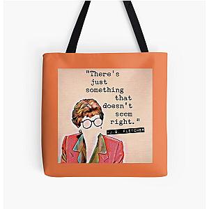 Theres Just Something That Doesnt Seem Right  Jessica Fletcher  All Over Print Tote Bag RB1512