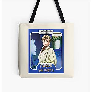 Jessica Fletcher Trading Card  Murder She Wrote Fan Art All Over Print Tote Bag RB1512