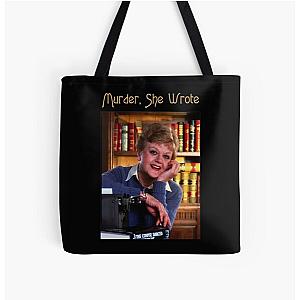 Vintage Murder She Wrote Love Jessica Fletchers Gifts All Over Print Tote Bag RB1512