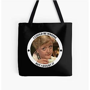 Iconic Jessica Fletcher Quote  I Could Be Wrong But I Doubt it All Over Print Tote Bag RB1512