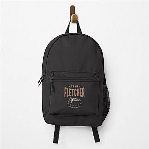 Team Fletcher Lifetime Member Personalized Name Backpack RB1512