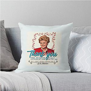 Jessica Fletcher Doesn_t Need Your Input   Throw Pillow RB1512