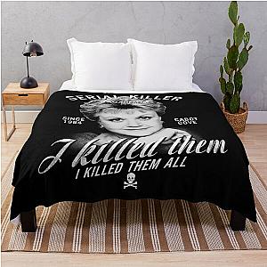 Vintage Jessica Fletcher I Killed Them I Killed Them All Throw Blanket RB1512