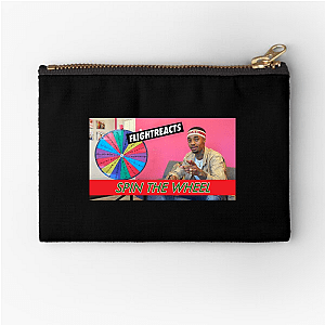 Flight23white Your Favorite Stream Flight23White Zipper Pouches