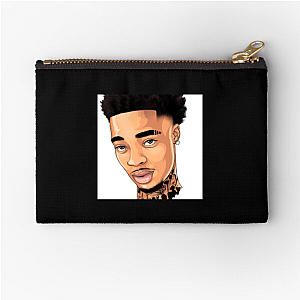 Flight23white Live On Air Flight23White Zipper Pouches