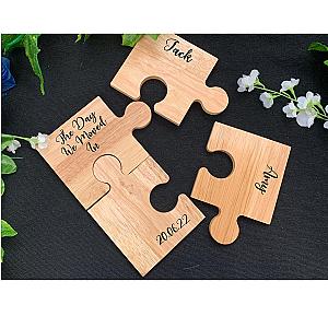 Wedding Puzzle Shop - Wedding Jigsaw Note Custom Puzzle [12123] [ID12123]