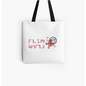 Flim Flam Bags - Flim Flam Flamingo bird All Over Print Tote Bag RB0106 [9248] [ID9248]