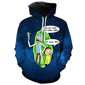 Rick and Morty Hoodies - Hot Rick And Morty Style Hiphop Hoodie [9560] [ID9560]