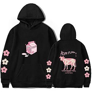 Flim Flam Strawberry Milk Box Printed Pullover Hoodies [11800] [ID11800]