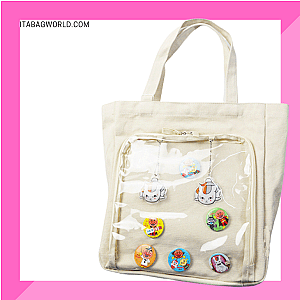 Ita Bag - Japanese Cute Shoulder Bag Tote Ita Canvas Style [9497] [ID9497]