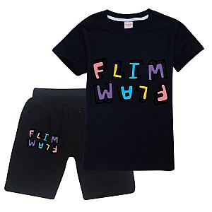 Flamingo Flim Flam Black Pants Kids Clothes [10900] [ID10900]