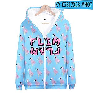 2022 Flim Flam Flamingo 3D Zipper Pullover Hoodie [11945] [ID11945]