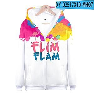 2022 Flim Flam Flamingo 3D Zipper Hoodie [11818] [ID11818]