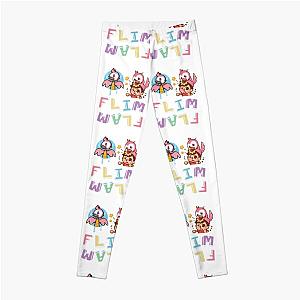 Flim Flam Leggings - Flim Flam Flamingo with albert Leggings RB0106 [ID8688]