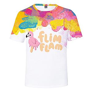 New Flim Flam Flamingo 3D Print T-shirt [9871] [ID9871]