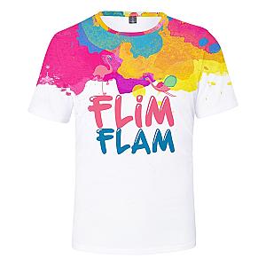 2022 New Arrival Flim Flam Flamingo 3D Print T-shirt [9694] [ID9694]