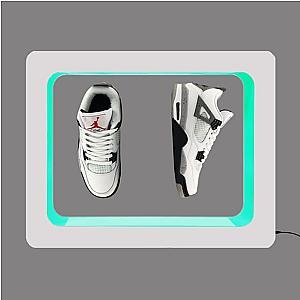 White Japanese Magnetic Levitation Double Shoes Display