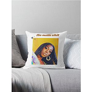 Flo milli shit Throw Pillow