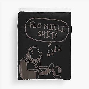 FLO MILLI SHIT! meme  Duvet Cover