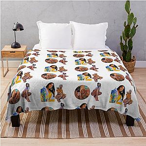 Flo Milli Sticker Pack - Flo Milli Stickers  Pin Throw Blanket