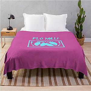 Flo Milli Shit Design Throw Blanket