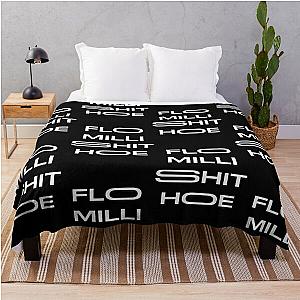 FLO MILLI SH!T HOE Throw Blanket