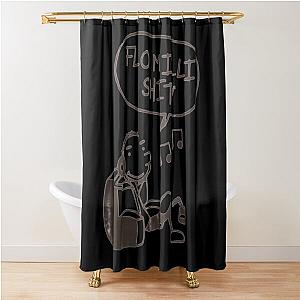 FLO MILLI SHIT! meme  Shower Curtain