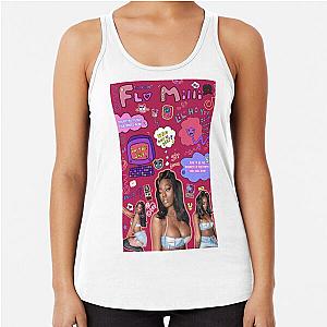 Flo Milli collage!!! Racerback Tank Top