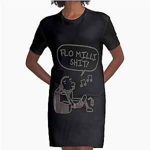 FLO MILLI SHIT! meme  Graphic T-Shirt Dress