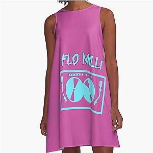 Flo Milli Shit Design A-Line Dress