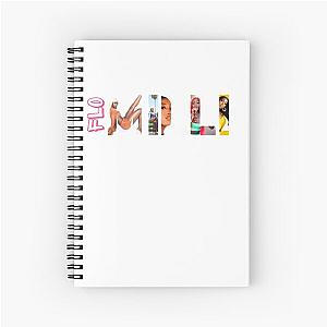 flo milli t shirt - sticker Spiral Notebook