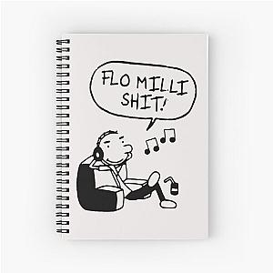 FLO MILLI SHIT   Spiral Notebook