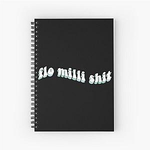 FLO MILLI SH!T Fitted Scoop  Spiral Notebook