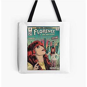 Florence Welch Cartoon  All Over Print Tote Bag