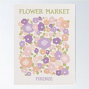 Florence Abstract Lavender Poster