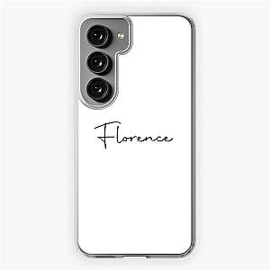 Florence Cursive Name Label Samsung Galaxy Soft Case