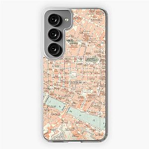1927 Florence Italy Map Print Samsung Galaxy Soft Case