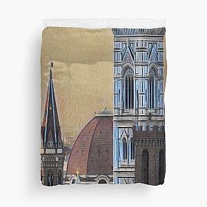 Florence streets Duvet Cover
