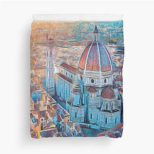 Florence streets Duvet Cover