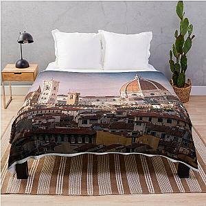 Historic Core of Florence Italy Throw Blanket