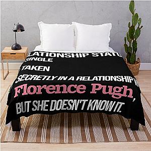 Relationship with Florence Pugh Throw Blanket