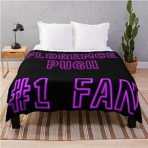 Florence Pugh #1 fan Throw Blanket