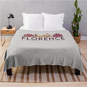 Florence cityscape Throw Blanket