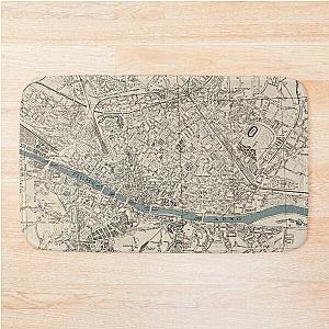 Vintage Florence Italy Map (1943) Bath Mat
