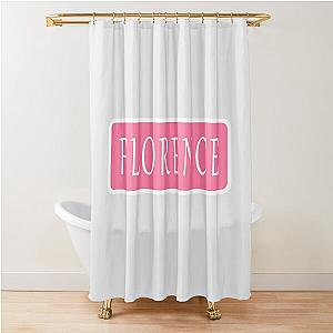 Florence Girls Name Shower Curtain